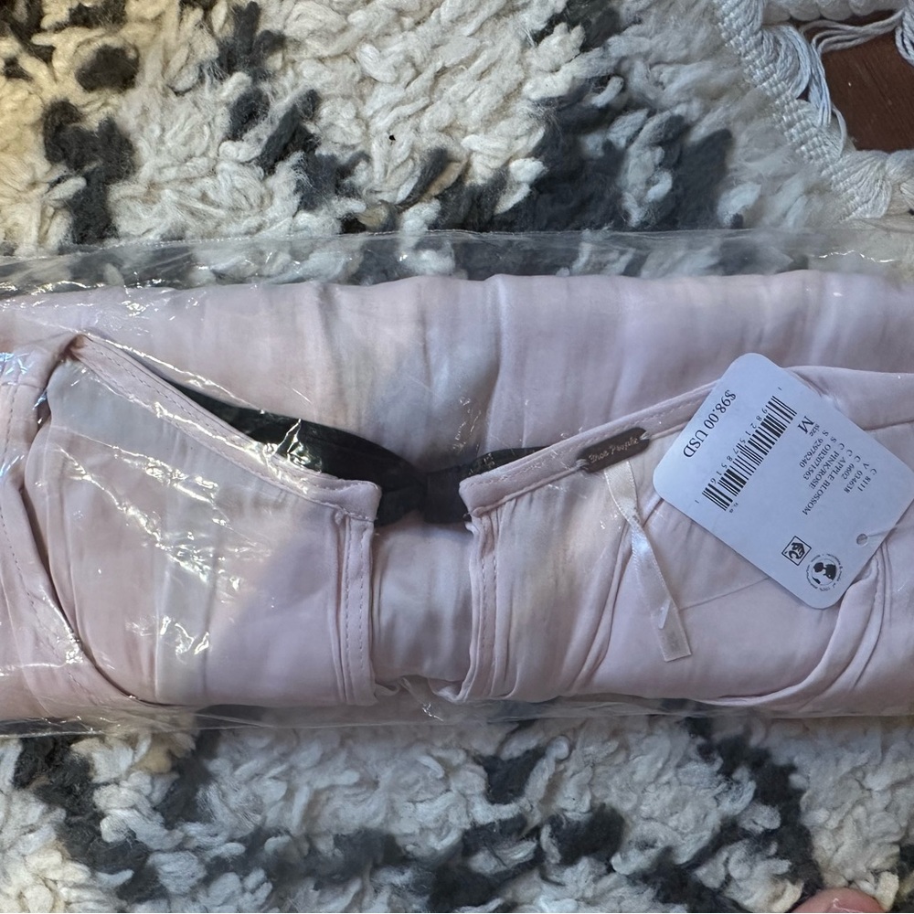NWT Feee People Elegant Women's Pink Blouse - Picture 6 of 11